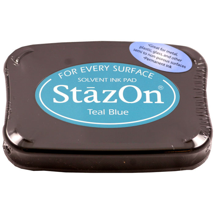 Imagine Crafts StazOn Solvent Ink Pad-Midnight Blue